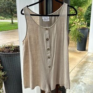 Linen romper